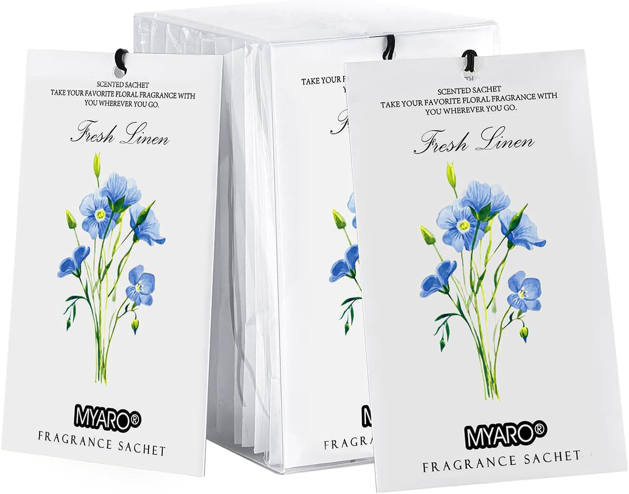 12 Packs Lemon Scented Sachets for Drawer Closet Bathroom Odor Eliminator - Fresh Home Fragrance Car Air Frehener