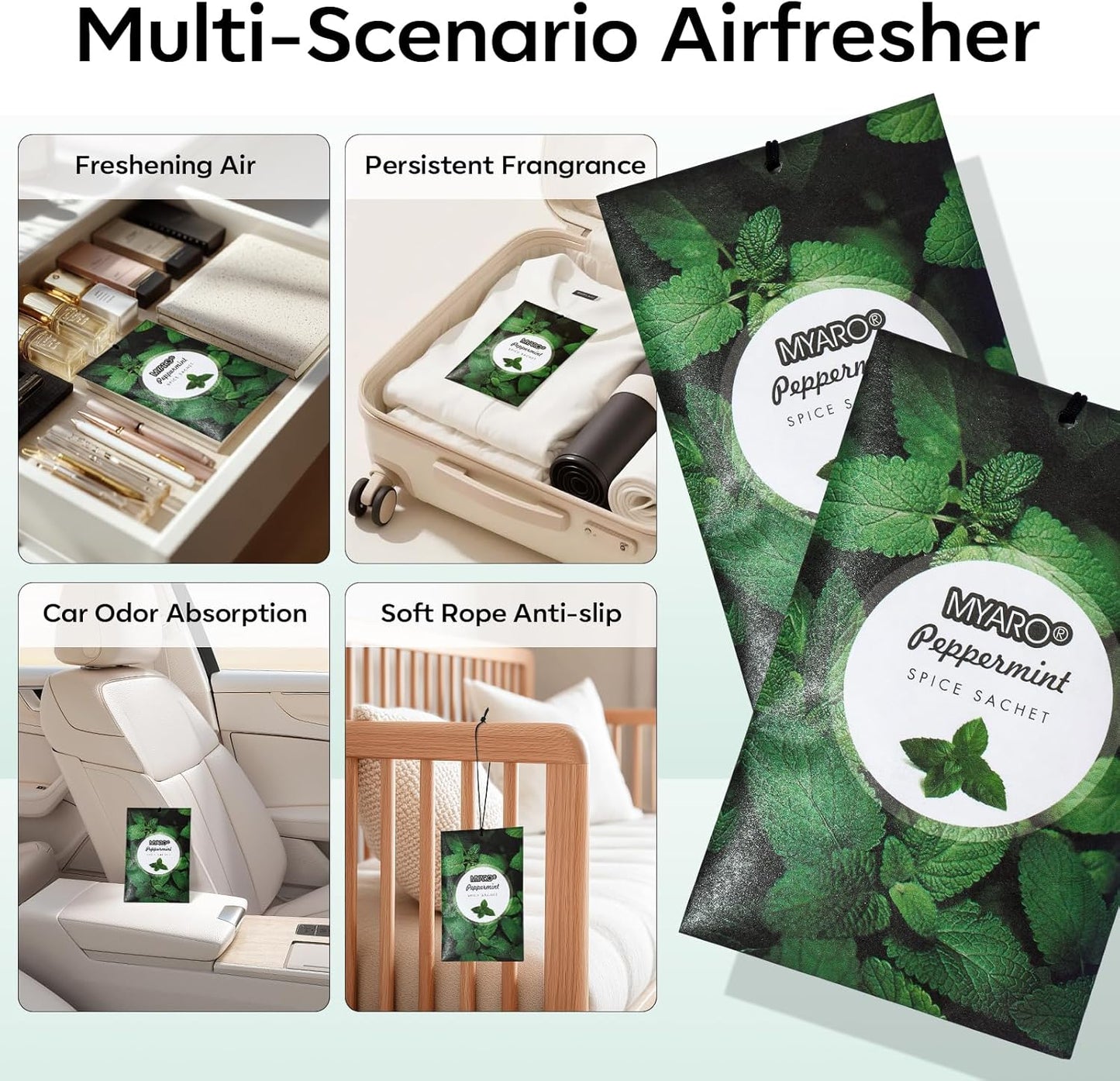 12 Packs Lemon Scented Sachets for Drawer Closet Bathroom Odor Eliminator - Fresh Home Fragrance Car Air Frehener
