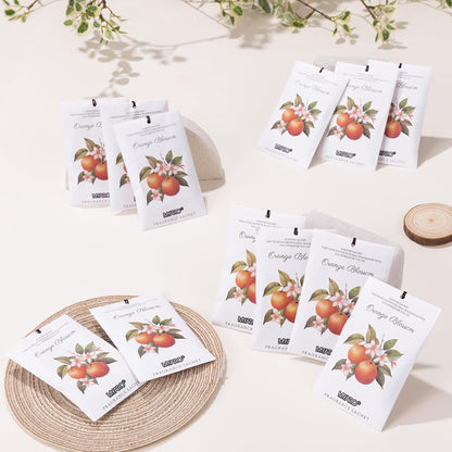 12 Packs Lemon Scented Sachets for Drawer Closet Bathroom Odor Eliminator - Fresh Home Fragrance Car Air Frehener