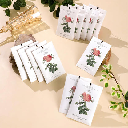 12 Packs Lemon Scented Sachets for Drawer Closet Bathroom Odor Eliminator - Fresh Home Fragrance Car Air Frehener