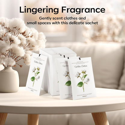 12 Packs Lemon Scented Sachets for Drawer Closet Bathroom Odor Eliminator - Fresh Home Fragrance Car Air Frehener