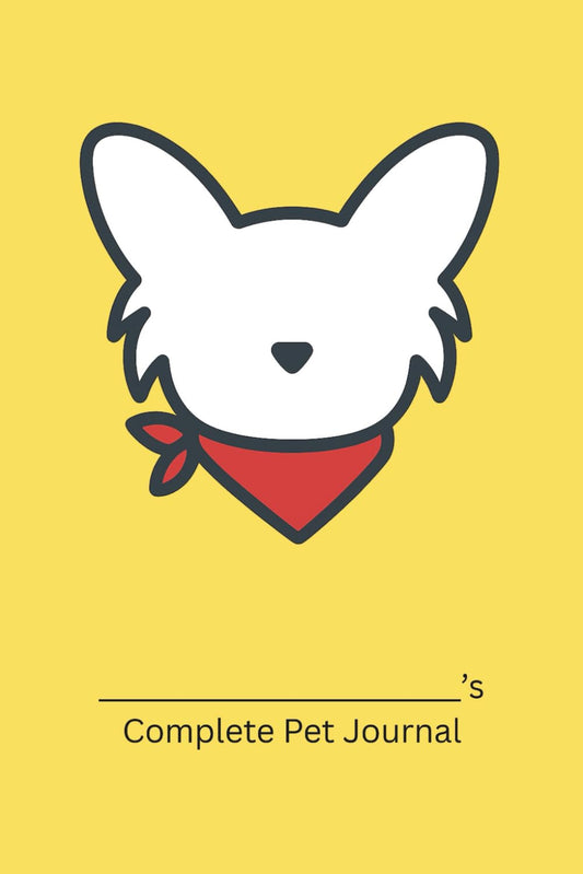 Complete Pet Journal (Papillon Edition): Track Health, Wellness, and Daily Care for Your Dog (Yellow Cover)