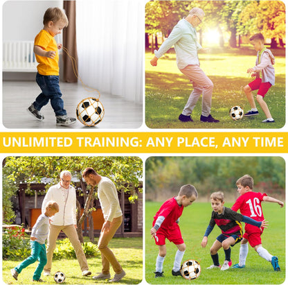 Soccer Kick Trainer, Soccer Ball Net Kicker, Training Equipment | Soccer Kick Back Trainer, Return Trainer Net, Hand-Free Soccer Training Aid, Compatible with Size 3,4,5,Practice Equipment