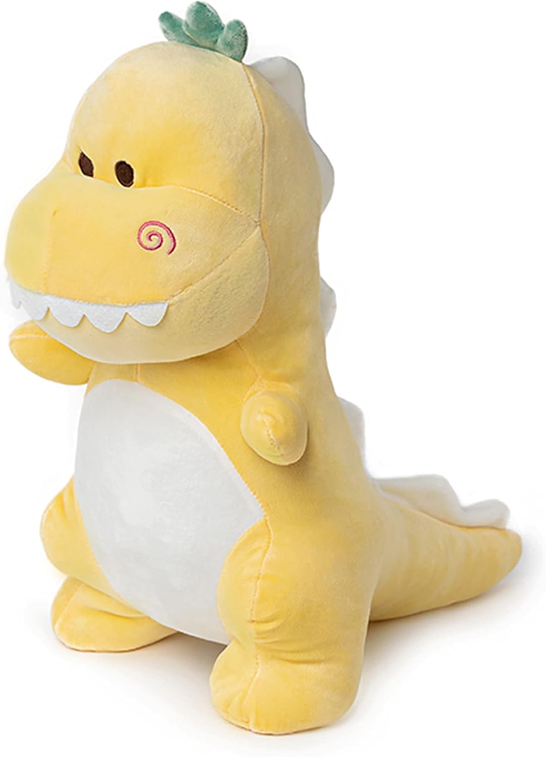 Dinosaur Stuffed Animal,12“ Cute Stuffed Dinosaur Plush Soft Dino Stuffed Animals Dino Plushie Toys for Boys Girls Kids Baby Toddlers (Yellow)