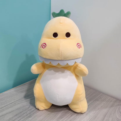 Dinosaur Stuffed Animal,12“ Cute Stuffed Dinosaur Plush Soft Dino Stuffed Animals Dino Plushie Toys for Boys Girls Kids Baby Toddlers (Yellow)