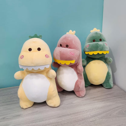 Dinosaur Stuffed Animal,12“ Cute Stuffed Dinosaur Plush Soft Dino Stuffed Animals Dino Plushie Toys for Boys Girls Kids Baby Toddlers (Yellow)