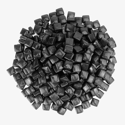 Square Mosaic Tiles for Crafts Bulk – 10x10mm Square Glass Mosaic Tile, 300g (160 Pieces) – Golden Yellow