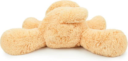 Lying Dog Stuffed Animal Plush Toy, 20 Inch | Yellow, Soft Floppy Puppy Plush, Shaggy Fur, Cute Lightweight, For Kids Toddlers Boys Girls