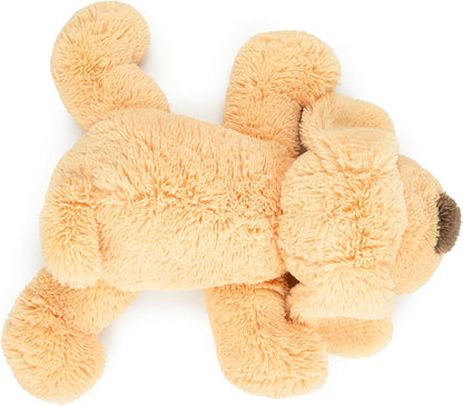 Lying Dog Stuffed Animal Plush Toy, 20 Inch | Yellow, Soft Floppy Puppy Plush, Shaggy Fur, Cute Lightweight, For Kids Toddlers Boys Girls