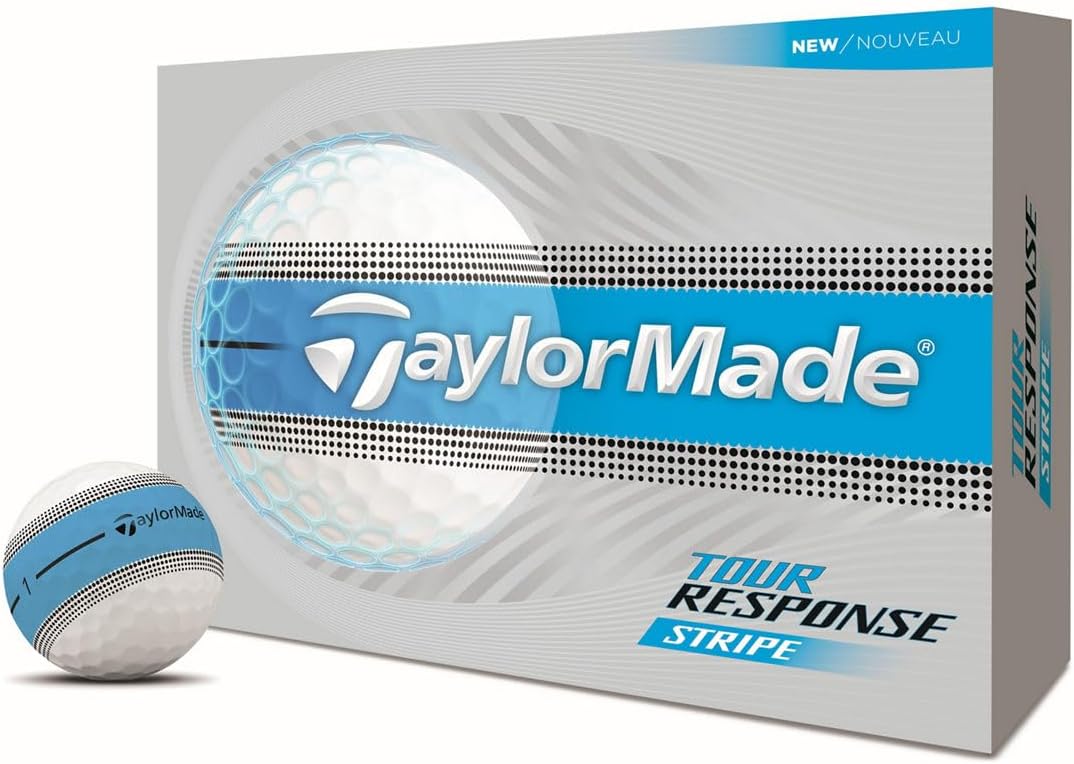 Tour Response Golf Balls, Enhanced 360° ClearPath Alignment, Speed Wrapped Core for Distance and Feel, Pack of 12