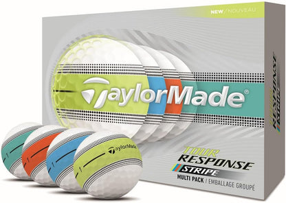 Tour Response Golf Balls, Enhanced 360° ClearPath Alignment, Speed Wrapped Core for Distance and Feel, Pack of 12