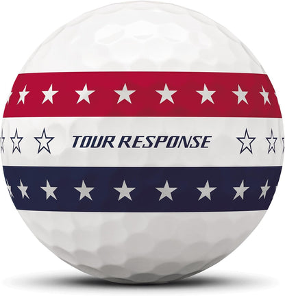 Tour Response Golf Balls, Enhanced 360° ClearPath Alignment, Speed Wrapped Core for Distance and Feel, Pack of 12