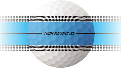 Tour Response Golf Balls, Enhanced 360° ClearPath Alignment, Speed Wrapped Core for Distance and Feel, Pack of 12