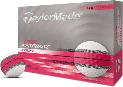Tour Response Golf Balls, Enhanced 360° ClearPath Alignment, Speed Wrapped Core for Distance and Feel, Pack of 12