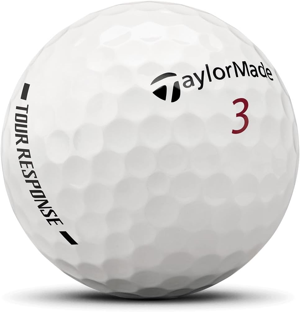 Tour Response Golf Balls, Enhanced 360° ClearPath Alignment, Speed Wrapped Core for Distance and Feel, Pack of 12