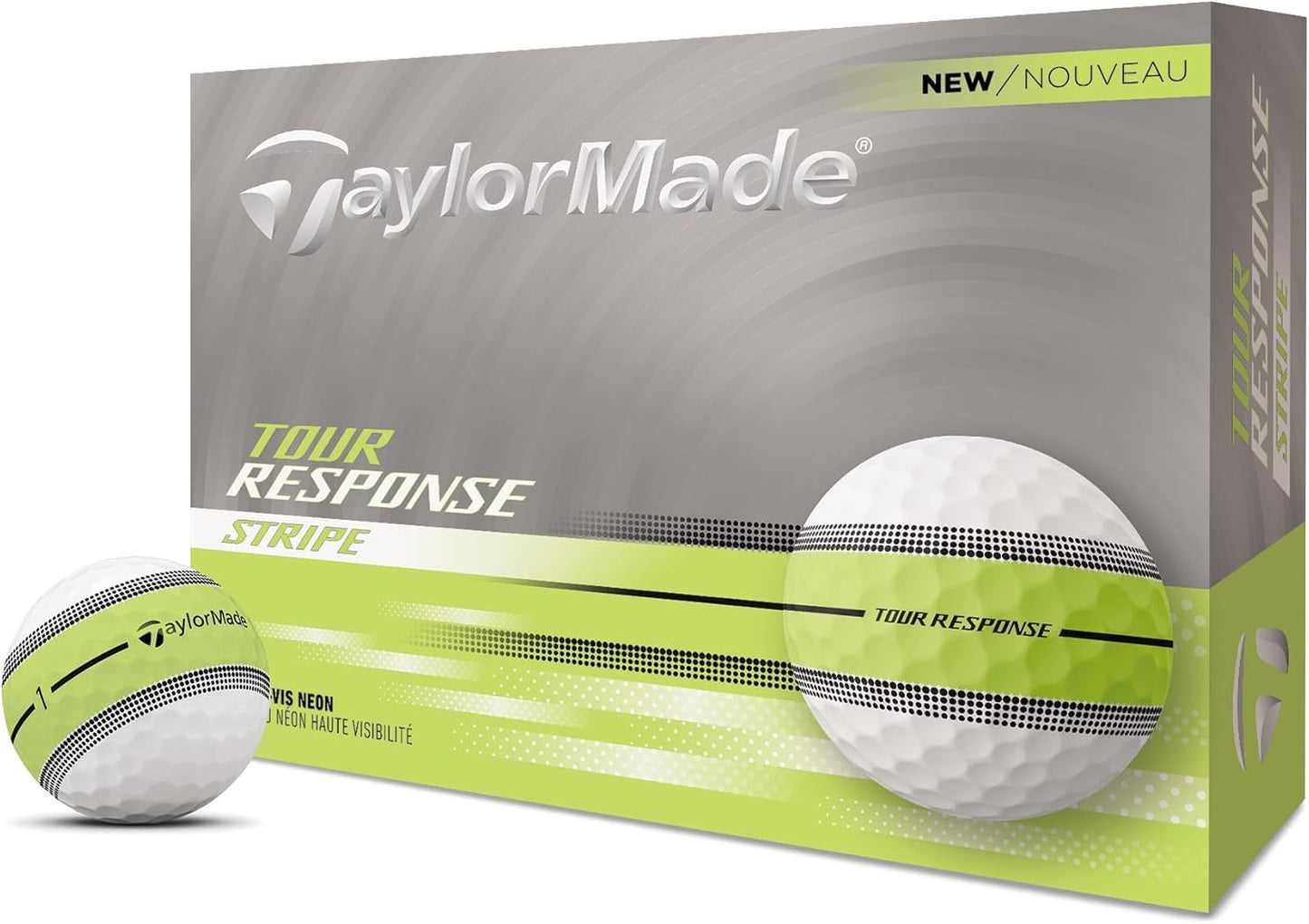 Tour Response Golf Balls, Enhanced 360° ClearPath Alignment, Speed Wrapped Core for Distance and Feel, Pack of 12