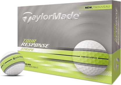 Tour Response Golf Balls, Enhanced 360° ClearPath Alignment, Speed Wrapped Core for Distance and Feel, Pack of 12