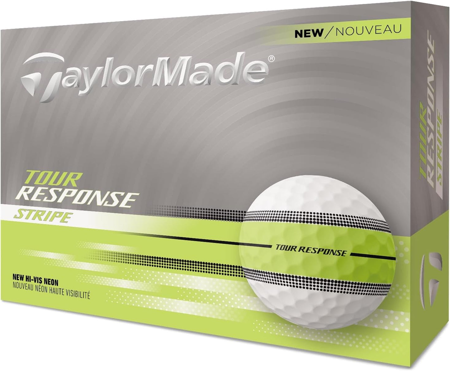 Tour Response Golf Balls, Enhanced 360° ClearPath Alignment, Speed Wrapped Core for Distance and Feel, Pack of 12
