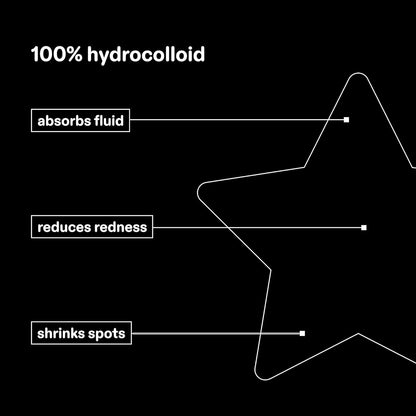 Starface Hydro-Star® Yellow Hydrocolloid Pimple Patch Refill, 36 ct | Dermatologist Tested • Covers and Protects Visible Spots • Absorbs Pimple Gunk