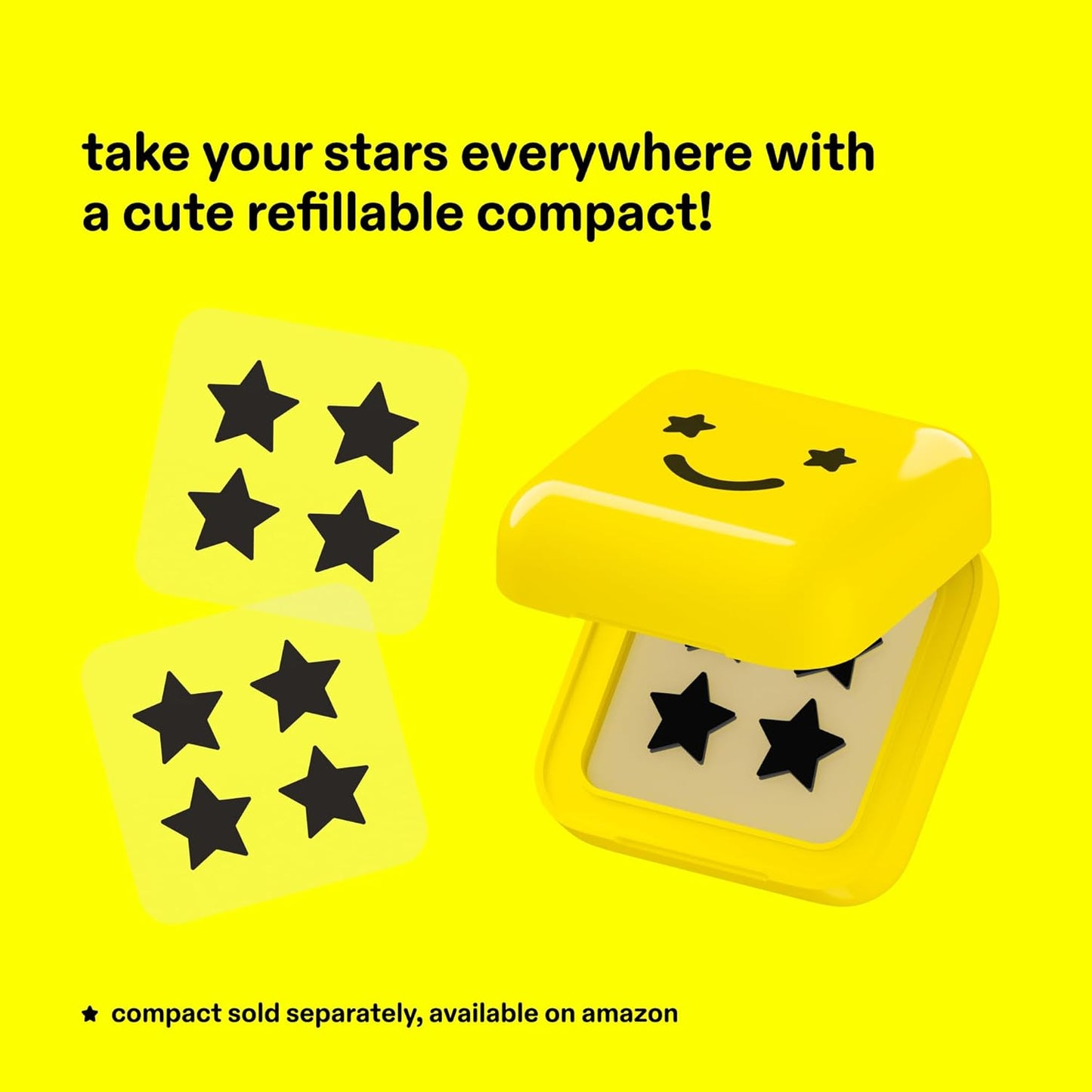 Starface Hydro-Star® Yellow Hydrocolloid Pimple Patch Refill, 36 ct | Dermatologist Tested • Covers and Protects Visible Spots • Absorbs Pimple Gunk
