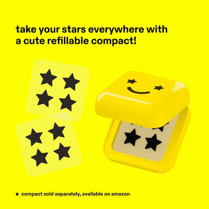 Starface Hydro-Star® Yellow Hydrocolloid Pimple Patch Refill, 36 ct | Dermatologist Tested • Covers and Protects Visible Spots • Absorbs Pimple Gunk