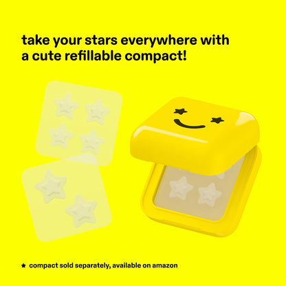 Starface Hydro-Star® Yellow Hydrocolloid Pimple Patch Refill, 36 ct | Dermatologist Tested • Covers and Protects Visible Spots • Absorbs Pimple Gunk
