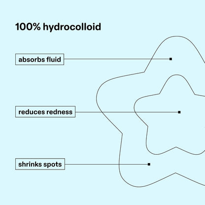Starface Hydro-Star® Yellow Hydrocolloid Pimple Patch Refill, 36 ct | Dermatologist Tested • Covers and Protects Visible Spots • Absorbs Pimple Gunk