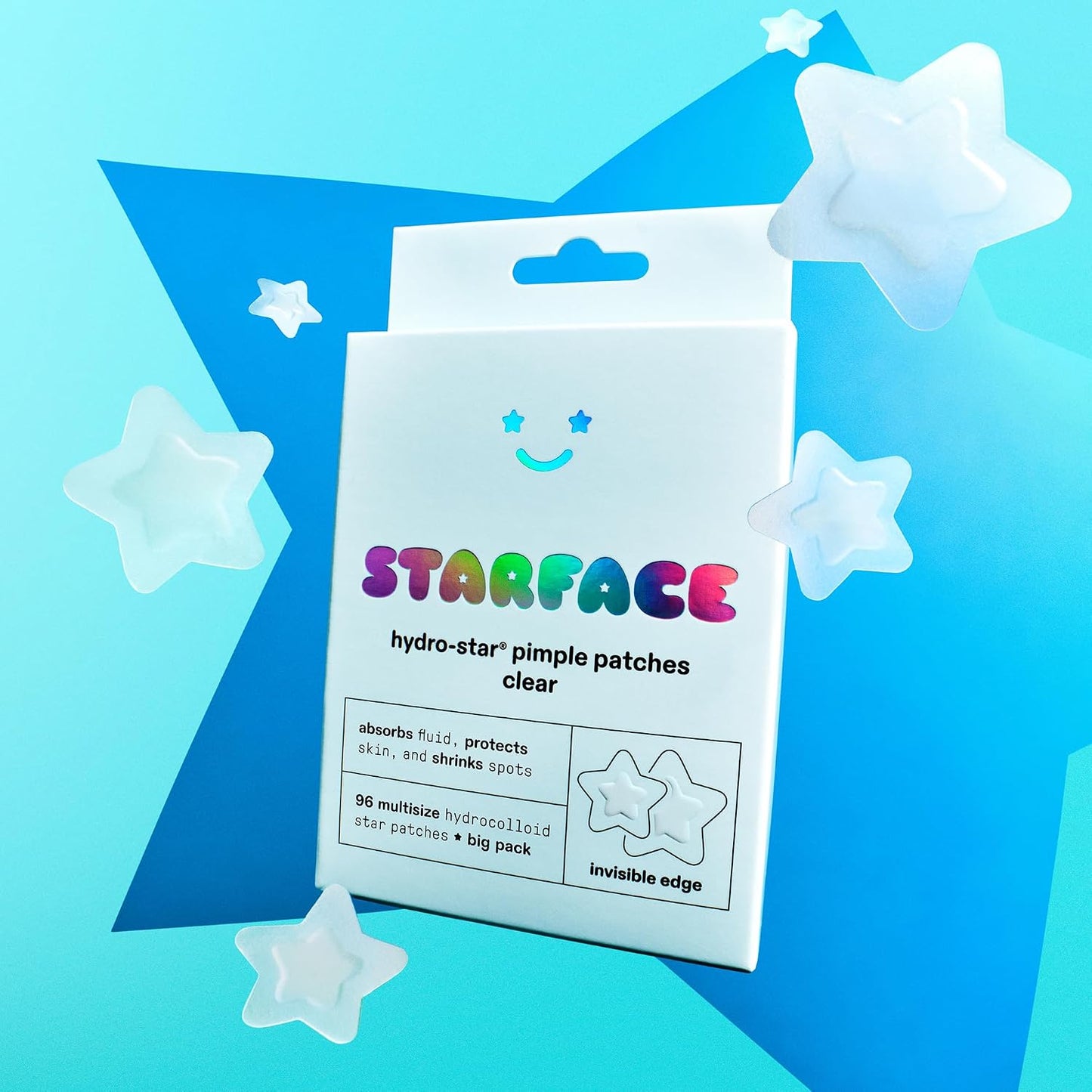 Starface Hydro-Star® Yellow Hydrocolloid Pimple Patch Refill, 36 ct | Dermatologist Tested • Covers and Protects Visible Spots • Absorbs Pimple Gunk