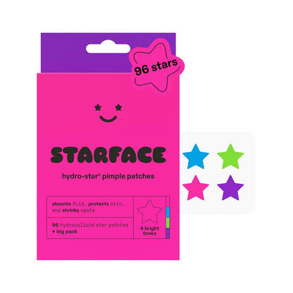 Starface Hydro-Star® Yellow Hydrocolloid Pimple Patch Refill, 36 ct | Dermatologist Tested • Covers and Protects Visible Spots • Absorbs Pimple Gunk