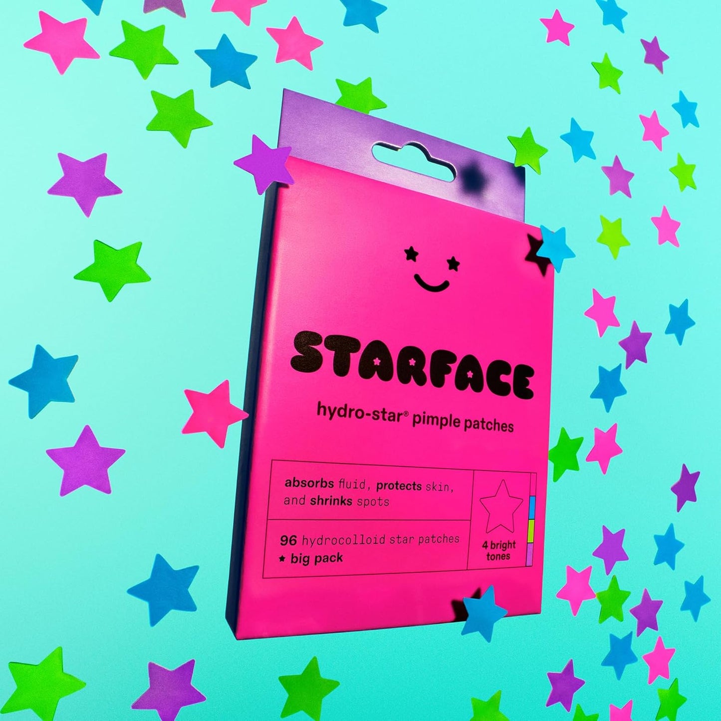 Starface Hydro-Star® Yellow Hydrocolloid Pimple Patch Refill, 36 ct | Dermatologist Tested • Covers and Protects Visible Spots • Absorbs Pimple Gunk