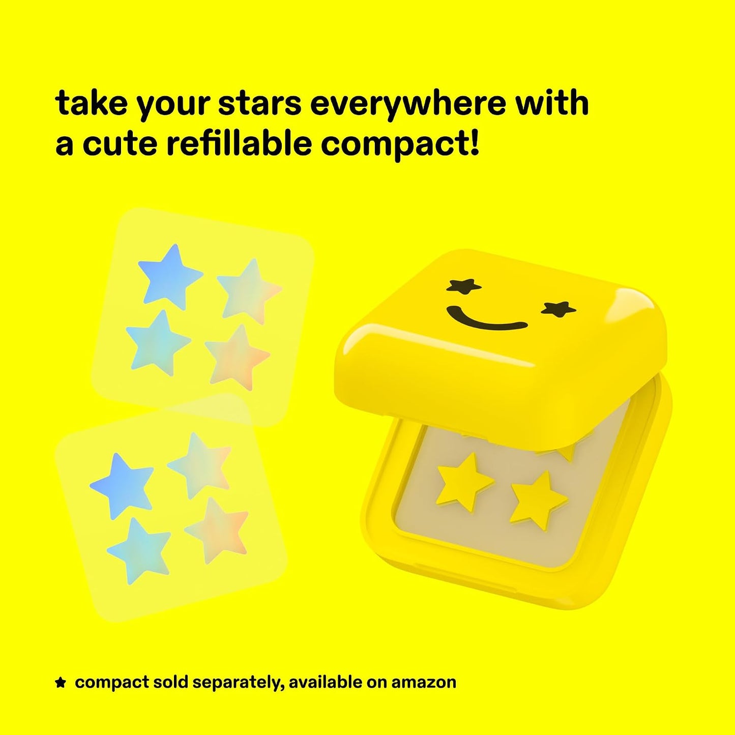 Starface Hydro-Star® Yellow Hydrocolloid Pimple Patch Refill, 36 ct | Dermatologist Tested • Covers and Protects Visible Spots • Absorbs Pimple Gunk