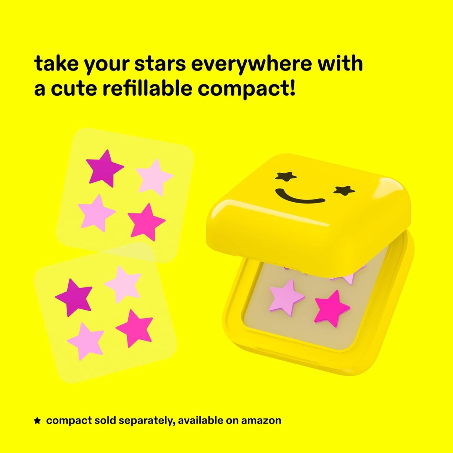 Starface Hydro-Star® Yellow Hydrocolloid Pimple Patch Refill, 36 ct | Dermatologist Tested • Covers and Protects Visible Spots • Absorbs Pimple Gunk