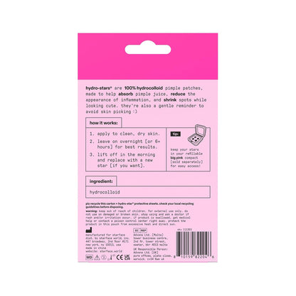 Starface Hydro-Star® Yellow Hydrocolloid Pimple Patch Refill, 36 ct | Dermatologist Tested • Covers and Protects Visible Spots • Absorbs Pimple Gunk