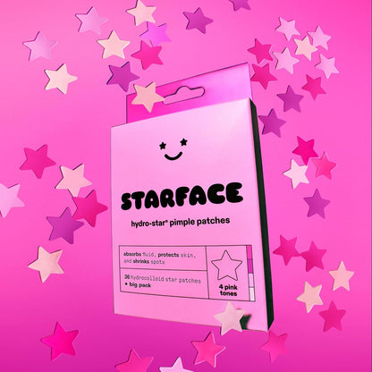 Starface Hydro-Star® Yellow Hydrocolloid Pimple Patch Refill, 36 ct | Dermatologist Tested • Covers and Protects Visible Spots • Absorbs Pimple Gunk
