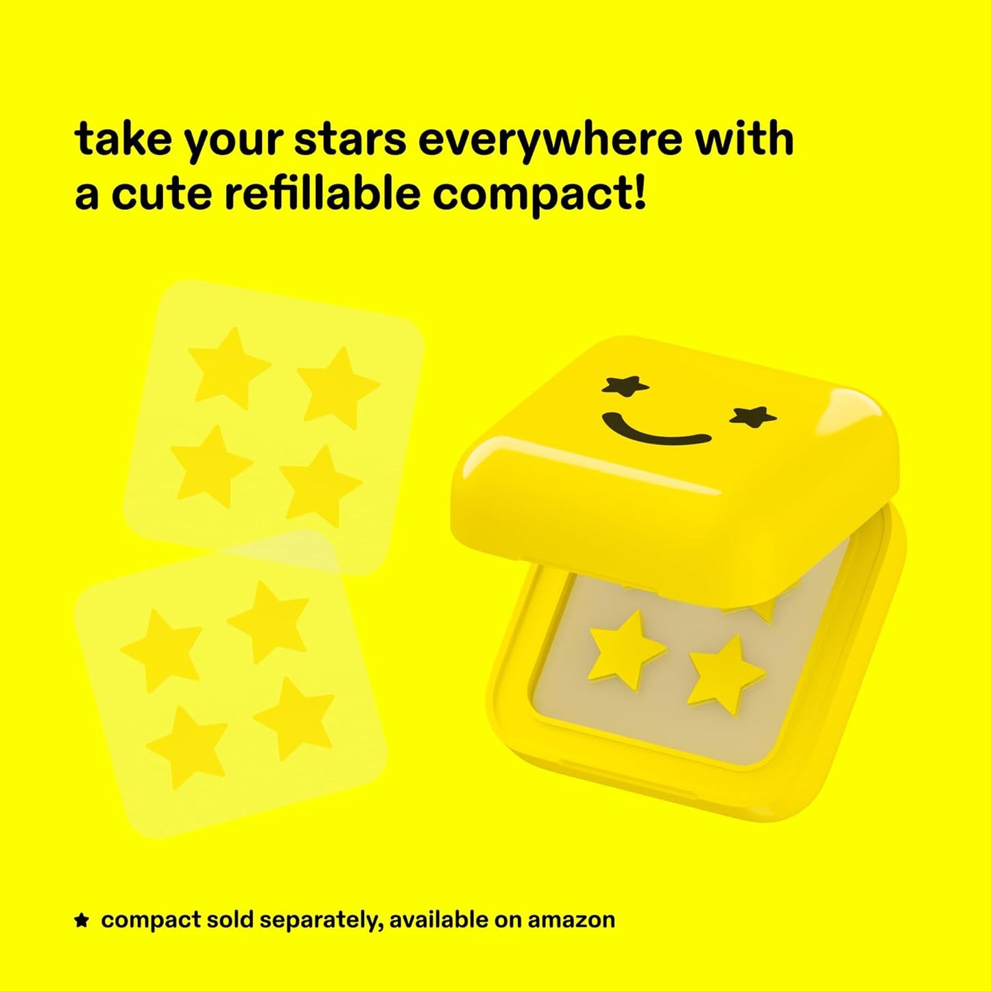 Starface Hydro-Star® Yellow Hydrocolloid Pimple Patch Refill, 36 ct | Dermatologist Tested • Covers and Protects Visible Spots • Absorbs Pimple Gunk