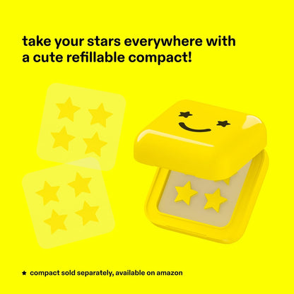 Starface Hydro-Star® Yellow Hydrocolloid Pimple Patch Refill, 36 ct | Dermatologist Tested • Covers and Protects Visible Spots • Absorbs Pimple Gunk