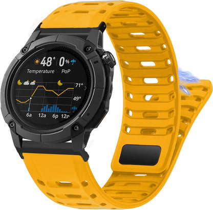 Compatible with COROS NOMAD bands, 22mm, 24mm New Sport Breathable Silicone Replacement Strap Watchband Compatible with COROS PACE Pro / PACE 3 / APEX 2 Pro / APEX Pro / APEX 46mm / NOMAD / APEX 4 46mm, 42mm Smartwatch