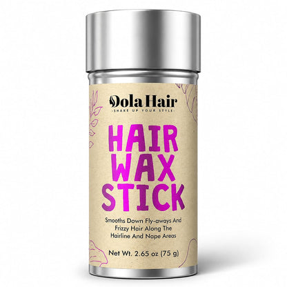Hair Wax Stick - Flyaway Control Styling Pomade for Kids, Women | Slick Back Hair Bun Maker and Hair Accessorie for Teen Girls (1 Pack of Wax)