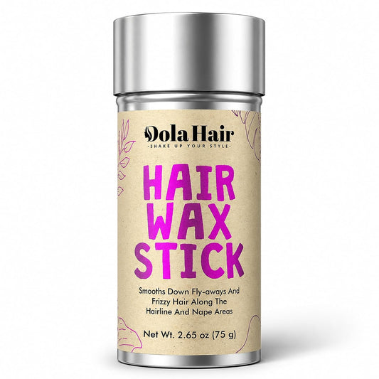 Hair Wax Stick - Flyaway Control Styling Pomade for Kids, Women | Slick Back Hair Bun Maker and Hair Accessorie for Teen Girls (1 Pack of Wax)