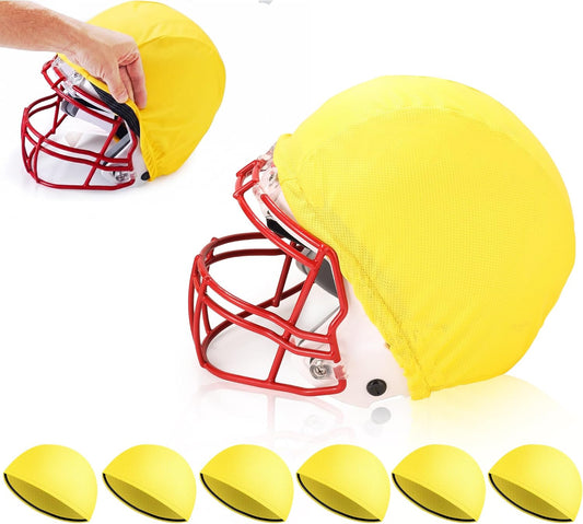 Football Helmet Covers Scrimmage Caps-Perfect for Football, Hockey, and Lacrosse Practice Sessions.The Fabric is Elastic& Bright Colors for Team Identification