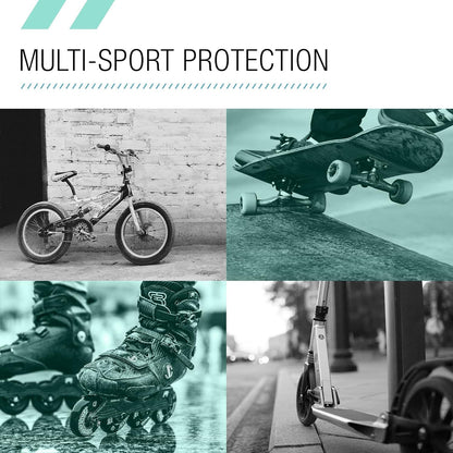 Triple Certified Multisport Helmet - Ideal for Bike, Scooter, Skateboard, Roller Skate and Inline Skate