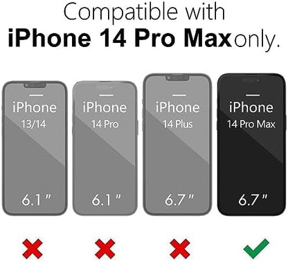 for iPhone 14 Pro Max Case Silicone Mag Safe, Magnetic Slim Thin Phone Case Compatible with Magsafe Wireless Charging, Cute Girly Bright Fluorescent Rubber Gel for Women Girls, Neon Hot Pink