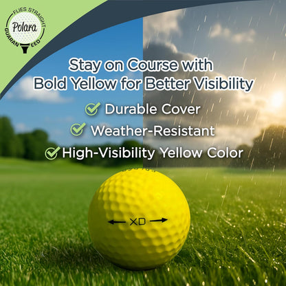 Self-Correcting Golf Balls – High-Performance Golf Balls with Soft Feel, Anti-Slice & Hook Correction, Exceeds USGA Limits, Dimple Design for Maximum Distance, Golf Accessories for Men & Women