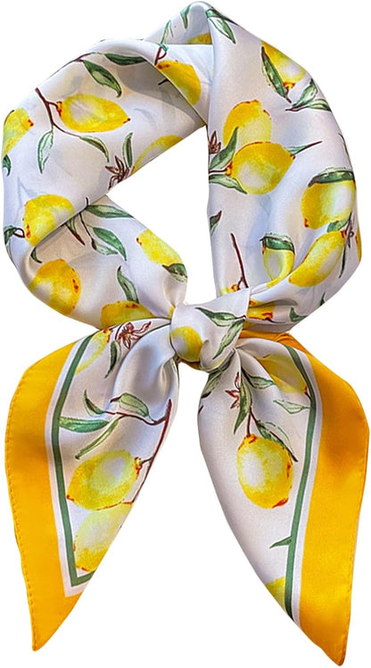 Silky Scarf for Women Lightweight Satin Bandanas Neck Hair Wrap For Sleeping Head Scarves 27.5"