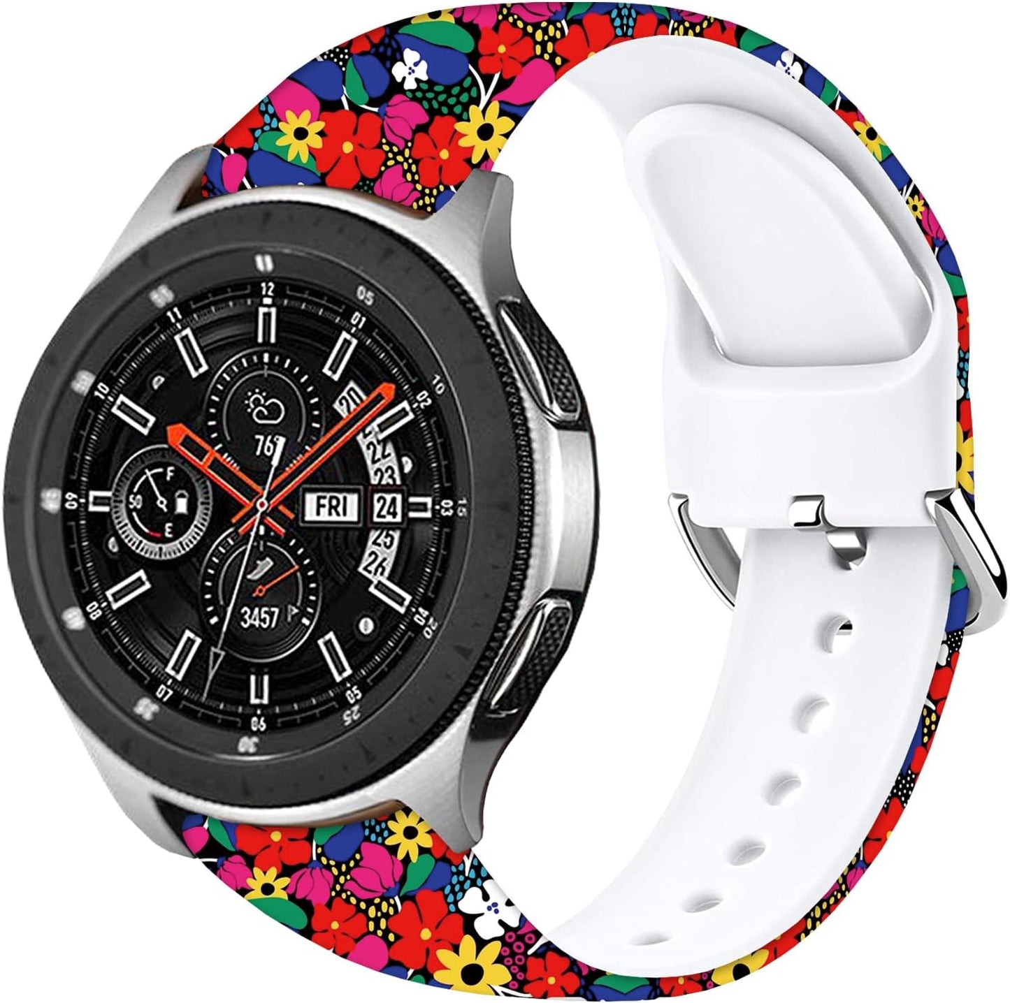 Cartoon Watch Bands Compatible with Samsung Galaxy Watch 46mm/ Galaxy Watch 3 45mm/Samsung Gear S3 Frontier/Classic Strap,Soft Silicone 22mm Replacement Wristband Sport Strap for Men Women.