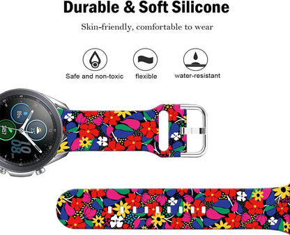 Cartoon Watch Bands Compatible with Samsung Galaxy Watch 46mm/ Galaxy Watch 3 45mm/Samsung Gear S3 Frontier/Classic Strap,Soft Silicone 22mm Replacement Wristband Sport Strap for Men Women.