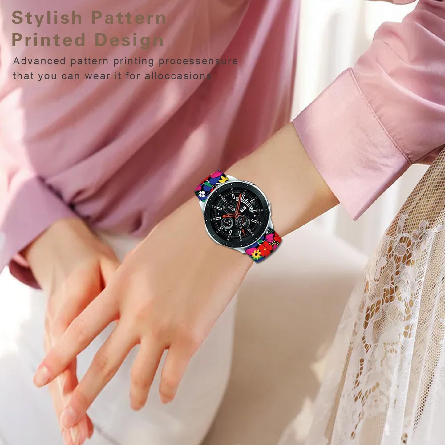 Cartoon Watch Bands Compatible with Samsung Galaxy Watch 46mm/ Galaxy Watch 3 45mm/Samsung Gear S3 Frontier/Classic Strap,Soft Silicone 22mm Replacement Wristband Sport Strap for Men Women.