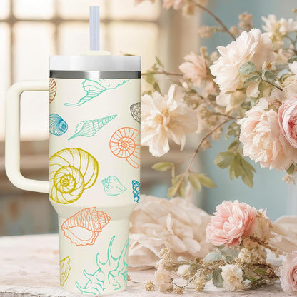 40 OZ Lemon Tumbler with Handle.lemon lover gifts.Unique Christmas Birthday Gifts for Lemon Lover.Personalized 40 OZ Lemons Tumbler Gifts for Women Men.