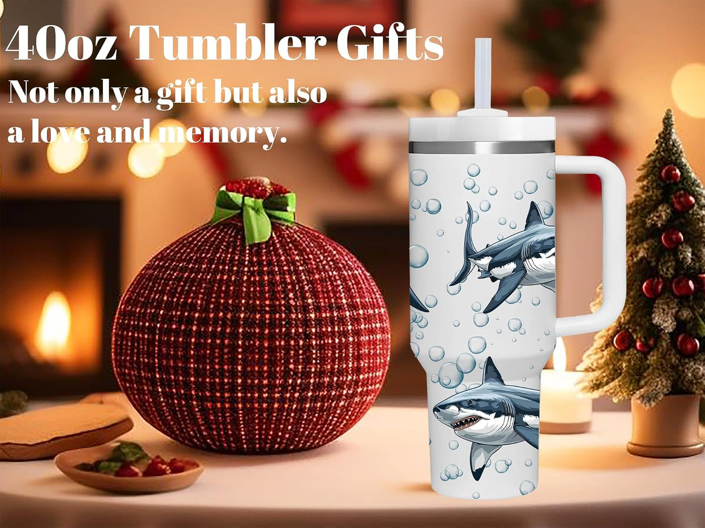 40 OZ Lemon Tumbler with Handle.lemon lover gifts.Unique Christmas Birthday Gifts for Lemon Lover.Personalized 40 OZ Lemons Tumbler Gifts for Women Men.