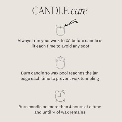 Coastal Lemon Non Toxic Candle – Soy Candle with Lemon, Sea Salt, Woods, Jasmine Aroma – 40 Hour Burn – 9oz Clear Glass Jar – Fresh Mediterranean Home Fragrance